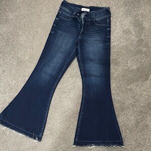 BKE Parker Dark Blue Flare Jeans